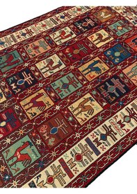 Resim El Dokuma İran Sumak Kilimi 125x195 Kök Boya Yün Kilim 