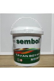 Resim Sembol Beyaz Tavan Boyası Minik Boy Mat İç Cephe Tavan Boya 1 Kg (0.60 Lt ) Rötuş Beyaz Renk 