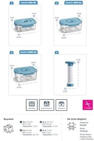 Resim SEOUL TAZE ÜRÜN SAKLAMA KABI 3'LÜ SET 