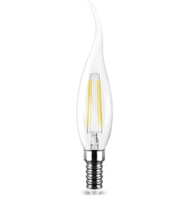 Resim Kıvrık Buji Ince Duylu Led Ampul Cam 4W E14 Gunışığı Braytron 