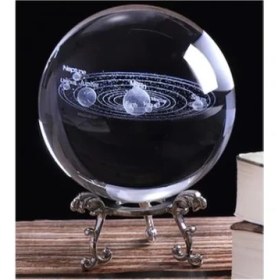 Resim Mobgift Standlı Güneş Sistemi Cam Küre 