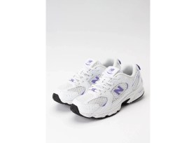 Resim New Balance Beyaz - Mor Kız Çocuk Yürüyüş Ayakkabısı 530 PZ530CI-NB Lifestyle Pre-School 