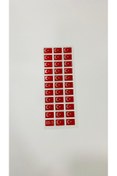 Resim tüftürük Küçük Türk Bayrağı Sticker 