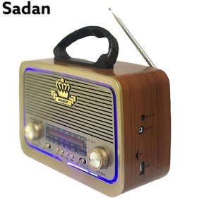 Resim sadan Vintage Rt-301 Nostalji Bluetooth Şarjlı Radyo Usb Sd Mp3 Player 