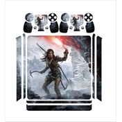 Resim PS4 Slim Tomb Raider Sticker Seti 