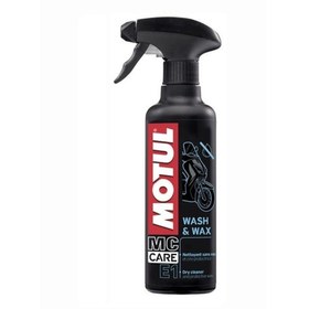 Resim Motul E1 Wash & Wax Susuz Temizleme Spreyi & Cilası 400ml 