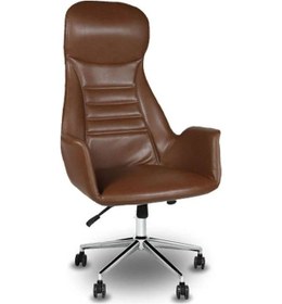 Resim Spider Deri Makam Koltuğu Kahverengi 