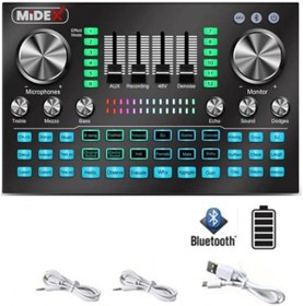 Resim yenibagshop MX-2020 Diamond Set Efektli Ses Kartı Mikrofon Kulaklık Stand Kayıt Canlı Yayın Seti (PC ve Telefon) 