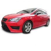 Resim HYM TUNİNG Seat Leon Mk3 Marşpiyel Lipi, Yan Kapı Altı Parlak Siyah Çıta, 2013 2020 Uyumlu 