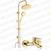 Resim özçakır New Gold Duş Seti & Banyo Bataryası 