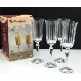 Resim Şampanya Kadehi 175CC 4'lü Set, Zarif ve Şık Tasarım, Ikili Paket 