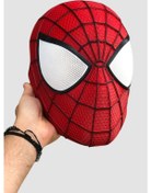 Resim Spiderman Örümcek Adam Maskesi Marvel Mıknatıslı Giyilebilir Gerçekçi 