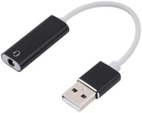 Resim Coverzone USB den Mikrofonlu Kulaklık Çevirici (USB To 3.5 mm Jack) Playstation Uyumlu Bilgisayar Ses Kartı Kablosu 3.5 mm Jack (Dişi) Girişli Ses Adaptörü 7.1 Dönüştürücü PS3 PS4 PS5 Uyumlu (Beyaz) 