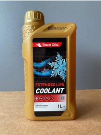 Resim Petrol Ofisi Kırmızı Renk Organik Konsantre Antifriz 1 Litre (17/09/2025 Üretim) 