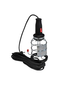 Resim Tp Electric 3116-402-0310 10 Mt. Kablolu Ve Anahtarlı Seyyar El Lambası Siyah 