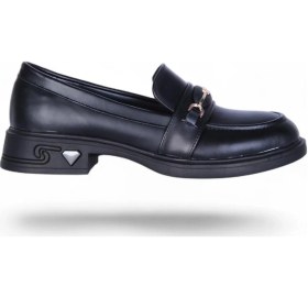 Resim Ayakcenter 308 Cilt Nosima Siyah Kadın Loafer Ayakkabı Siyah 