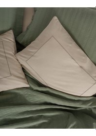 Resim Cotton Box Çift Kişilik Yatak Örtülü Pike Takımı Natura Vilo Yeşil Çok Renkli 