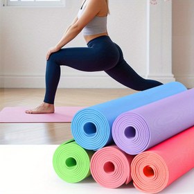 Resim 3mm EVA Yoga Matı - Dayanıklı, Hafif, Kaymaz & Nem Geçirmez Ev Spor Salonu, Fitness Antrenmanı, Yoga ve Latisse için Egzersiz Matı - Mavi, Mor, Pembe Renklerde Çok Fonksiyonlu Çalışma Matı, Ekstra Kalın Yoga Matı, Kompakt Tasarım, Sağlam Yapı, Gym Antrenmanları İçin 