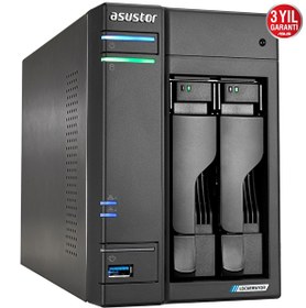 Resim ASUSTOR AS6602T 2 YUVALI 4GB NAS DEPOLAMA ÜNİTESİ 