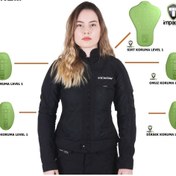 Resim Venom CEKET YAZLIK URBAN KADIN SİYAH MOTOSİKLET MONT 