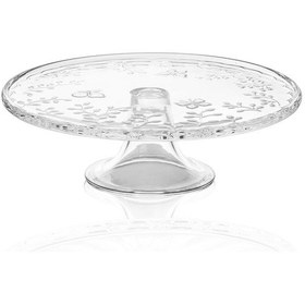 Resim The Mia Ayaklı Pasta Kek Sunum Tabağı 30x10 Cm Cam0496 