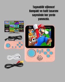 Resim Cosmotex 3.5 İnç Lcd Ekranlı 666 Oyunlu Taşınabilir Retro Oyun Konsolu 
