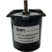 Resim Ikon Ac Senkron Motor 68 Ktyz 20 Rpm 28W Viyol Motoru 