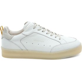 Resim Greyder 18520 Beyaz Hakiki Deri Erkek Sneaker Ayakkabı-1010 Beyaz 