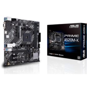 Resim Asus Prime A520M-K AMD A520 AM4 DDR4 4400 MHz Masaüstü Anakart 