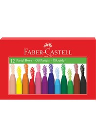 Resim Faber-Castell Pastel Boya, 12 Renk, Yumuşak ve Rahat Kullanım, Canlı Renkler, Kağıt ve Taş Üzeri Uygun 