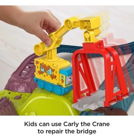 Resim Fisher-Price Fisher Price Thomas ve Arkadaşları Çemberde Dönüş Eğlencesi Oyun Seti Mega Boy HJL20 