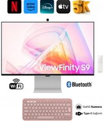 Resim Samsung 5K(5120 x 2880)pixel, Kameralı Akıllı Monitör 27"inç Viewfinity S9 Kumandalı Slim Monitör-TV 