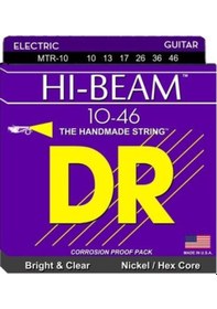 Resim Dr Mtr-10 Hi-beam Elektro Gitar Teli Medium 10-46 