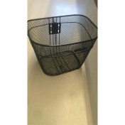 Resim Bisiklet Ön Sepet Demir(Siyah)600gr 