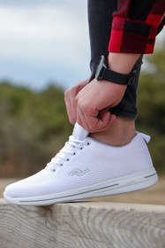 Resim Jump Erkek Beyaz Hafif Taban Spor Sneaker Ayakkabı 