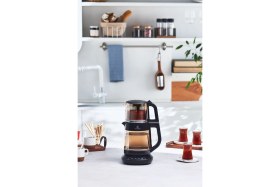 Resim Karaca Çay, Mama Suyu ve Kettle 3 In 1 Konuşan Cam Çay Makinesi Aile Boyu Kapasite 1700W 