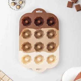 Resim CetKing 185 Silikon Kurabiye Tatlı Kalıbı, Silikon Kalıp Seti, 12'li Mini Kek Kalıbı, Çikolata Pişirme Kalıp 