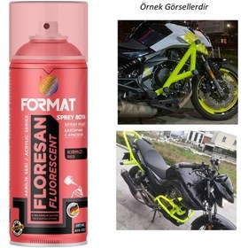 Resim Sprey Boya Özel Seri Floresan Kırmızı Neon Akrilik 400ml 