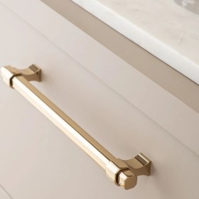 Resim 192 Mm Altın Rengi Klasik Kulp - Ssy8720 0192 Gl-Gl 