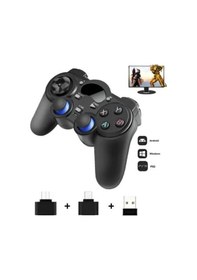 Resim Lobo 2.4g Wireless 2 Adet Gamepad Kablosuz Oyun Kolu Pc Ps3 Kol Tv Box Android Tv Telefon/tablet 2x 