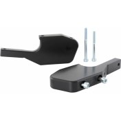 Resim SIP Vespa GTS-GTV Yolcu Ayak Basma Genişletme Aparatı *Parlak Siyah* / SIP 