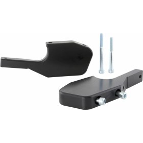 Resim SIP Vespa GTS-GTV Yolcu Ayak Basma Genişletme Aparatı *Parlak Siyah* / SIP 