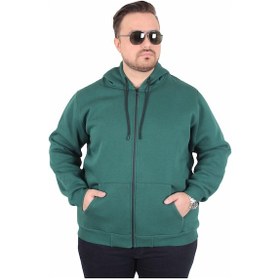 Resim Mocgrande Büyük Beden Unisex Kapüşonlu 3ip Sweat 11701 Neftı Neftı 