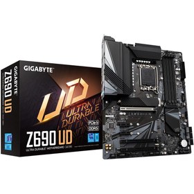 Resim GIGABYTE Z690 UD DDR4 INTEL 5333MHZ 1700 M2 ATX ANAKART 