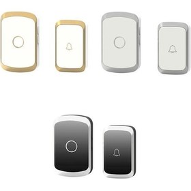 Resim Ganzhoushop Zili, Zili Uzaktan Tak Stil: Siyah Müzik Kumandalı Kapı Kapı Kablosuz Ev Dijital Cacazı Akıllı Ab A20 İo 