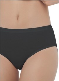 Resim The Don Organic Blended Bayan Mid Rise Brief - Orta Kenarlı Siya 