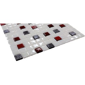 Resim MozaiKristaL Mutfak Tezgah Arası Ve Tüm Yüzeyler Için 25x25 Cam Mozaik. ( 1 Koli = 1 M2 Fiyatıdır ) 