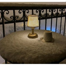Resim Riolight Retro,rustik,vintage Ledli Pilli Abajur Gece Lambası 