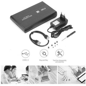 Resim 3.5" İnç Sata Metal Hdd Kutusu Harddisk Kutu Usb 2.0 Dd-150 
