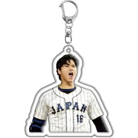 Resim Jump Rabbit Beyzbol Oyuncusu Akrilik Anahtarlık Shohei Otani Kolye Karakter Çevre (Yurt Dışından) 